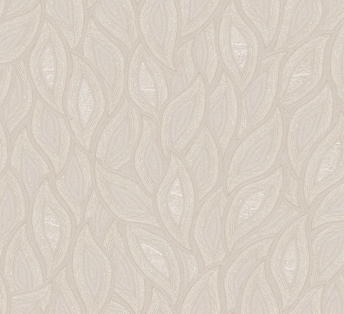 Masureel behang bladeren zand beige - 70 cm x 10.05 m - 631608 - vtwonen shop