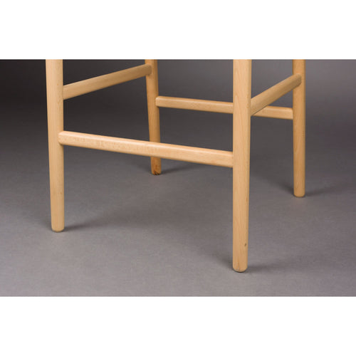 Dutchbone Cecile Barkruk rugleuning 67,5 cm Naturel