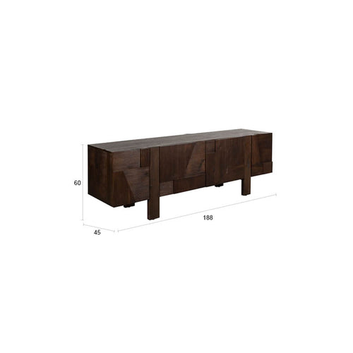 Dutchbone Bruneau Dressoir Walnoot - Bruin