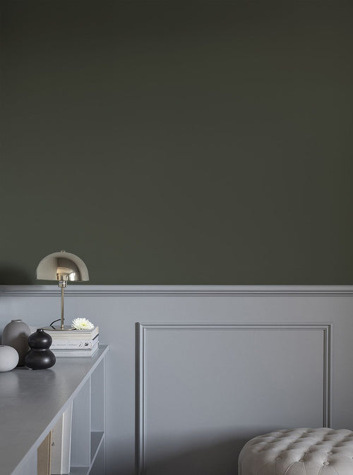 Duro Wallpaper behang effen donkergroen - 53 cm x 10.05 m - 662228 - vtwonen shop