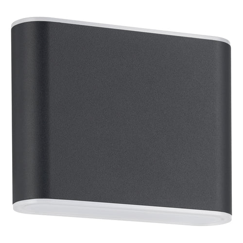 EGLO wandlamp buiten Grutti - led - 11,5 cm - antraciet