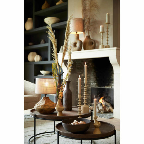 Light & Living lampenkap Sendai - bruin - 30x30x21cm - vtwonen shop