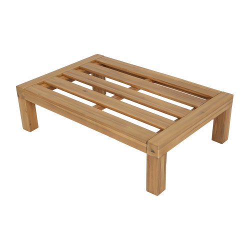 vtwonen tuin hocker/ bijzettafel Relax - Acaciahout - Naturel/ Zand - 40x90x60