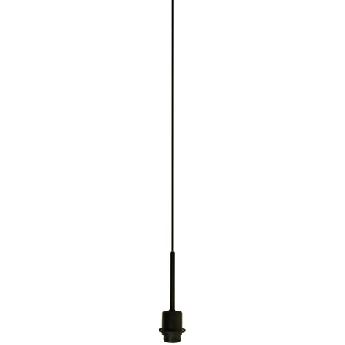 Light & Living hanglamp  - zwart - 12x12x120 cm