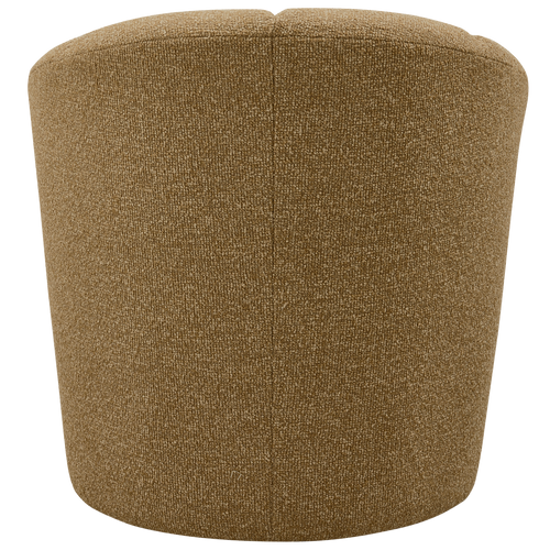 WOOOD draaifauteuil Mojo - Bouclé - Geel/Bruin Melange - 75x68x77 cm - vtwonen shop