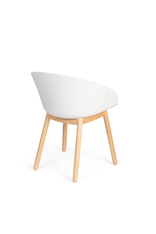 Zuiver Void Eetkamerstoelen Eiken Wit - Set van 2 - vtwonen shop