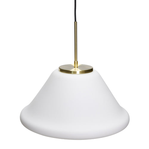 Hübsch hanglamp Muse - glas/ijzer - ø40xh38cm, e27