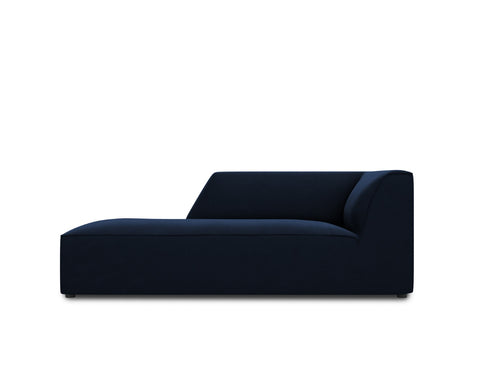 Micadoni - Linker meridiaan "Ruby" flueel, koningsblauw - 180x93x69cm