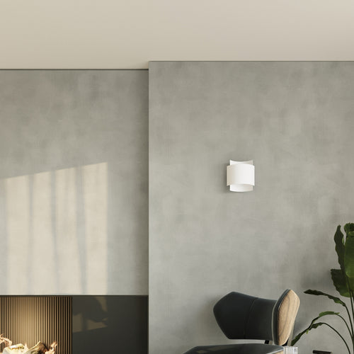 Sollux Lighting Wandlamp IMPACT wit - 22x11x23cm