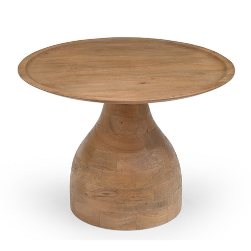 Giga Meubel Salontafel Joji - Rond - Mangohout - 60cm - vtwonen shop