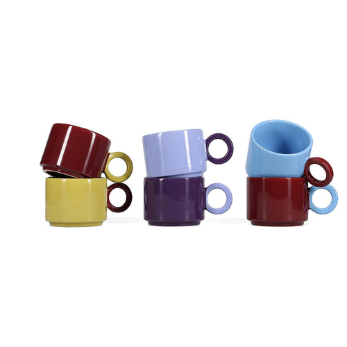 Ona - Beker 28cl lavender blue/dark purple Lou