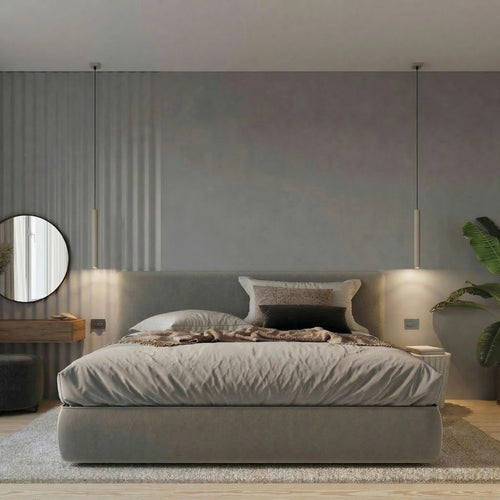 Sollux Lighting Hanglamp PASTELO 1 taupe - 8x8x120cm