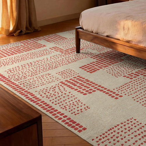 Ecorugs vloerkleed Grenadine - rood - 140x200cm