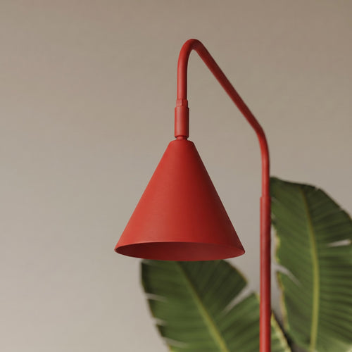 Sollux Lighting Vloerlamp NOX rood - 30x30x165cm