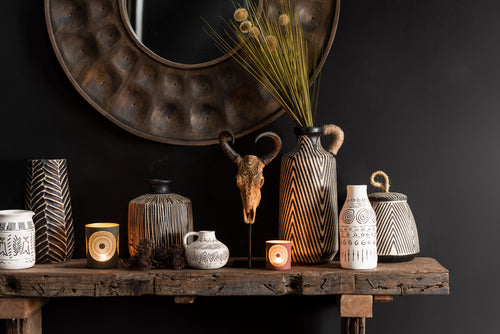 J-Line console Brut - hout - bruin - vtwonen shop