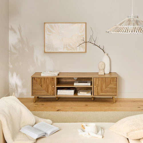 Calicosy - EDEN TV-meubel - Licht hout - 40x140x45 cm