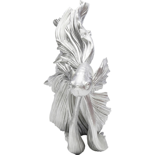 Kare Design Woonaccessoires betta vissen 34cm zilver