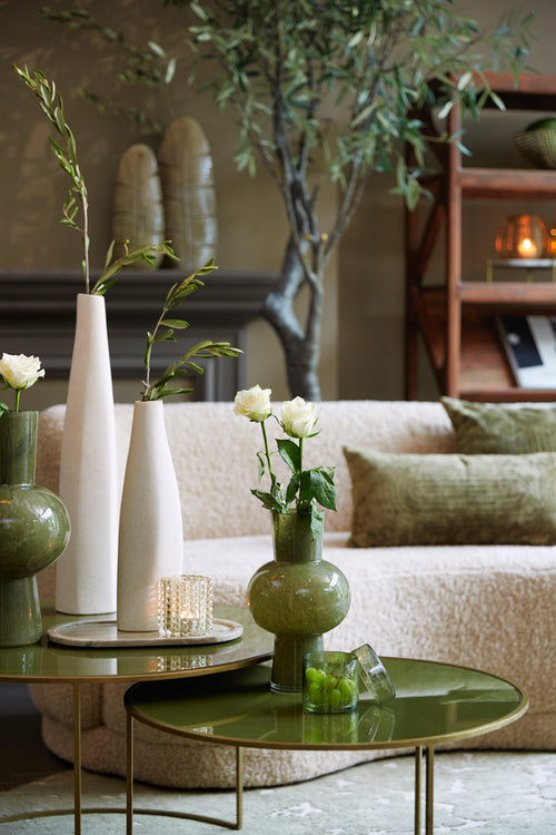 Light & Living vaas HALLEY - Ø18x28.5cm - groen - vtwonen shop