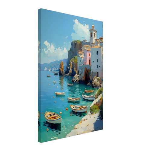 Artfulprints Canvas Harbour breeze canvas - 40x60 cm - Blauw