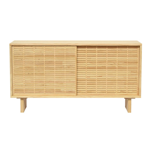 Naan Furniture Dressoir Cala - Gelakt natuurlijk grenen - 120 cm - 2 deuren - vtwonen shop