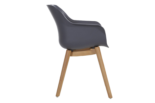Hartman Tuinstoel Sophie - Antraciet/Naturel - Set Van 2