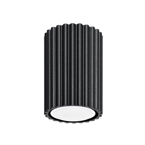 Sollux Lighting Plafondlamp KARBON 10 zwart - 6,5x6,5x10cm