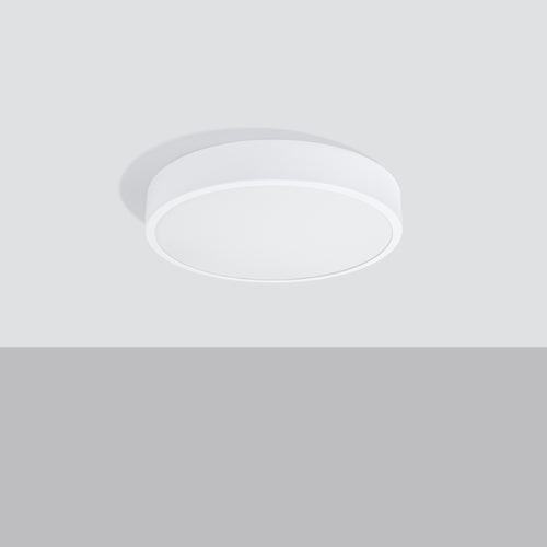 Sollux Lighting Plafondlamp ONYX 40 wit LED 3000K - 40x40x6cm