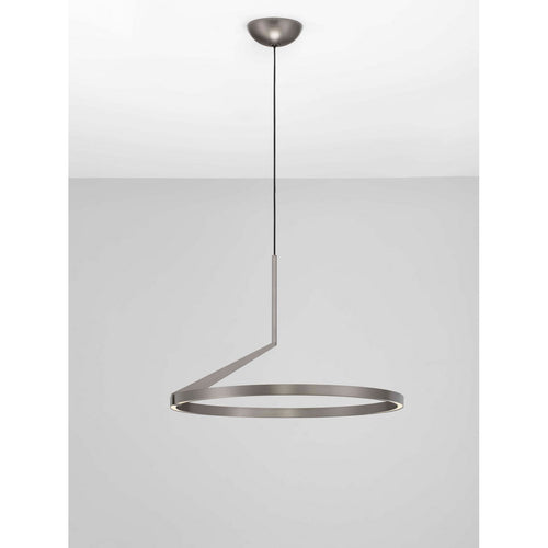 Nova Luce TILIA  Tilia Geïntegreerde LED Hanglamp Plafondlamp Mistig Nikkel Triac Dimbaar LED 31W 1829lm 2700-3000-4000K CCT