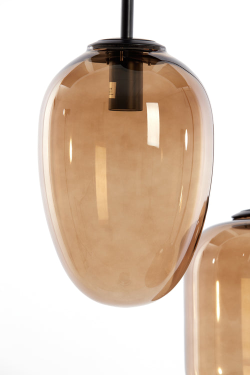 Light & Living hanglamp MEZZA - bruin - Ø30x23cm - vtwonen shop