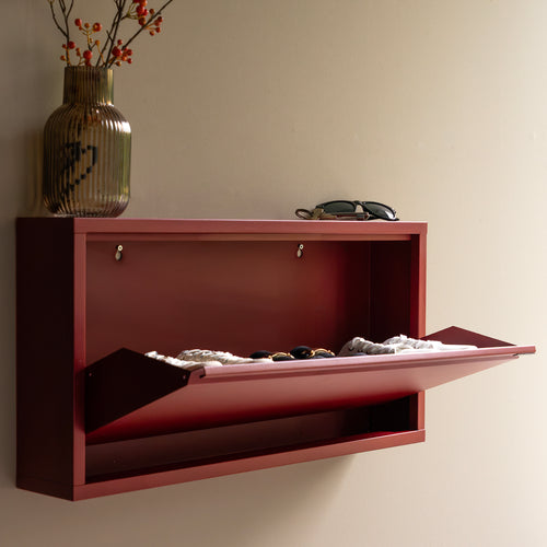 Spinder Design schoenenkast Billy 1 - Burgundy - 3 paar schoenen