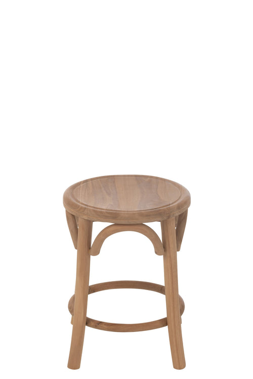 J-Line kruk Ali - teak hout - naturel