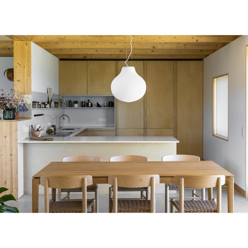 Faro ISABELLE 40cm Globe Hangende Plafondlamp Mat Wit