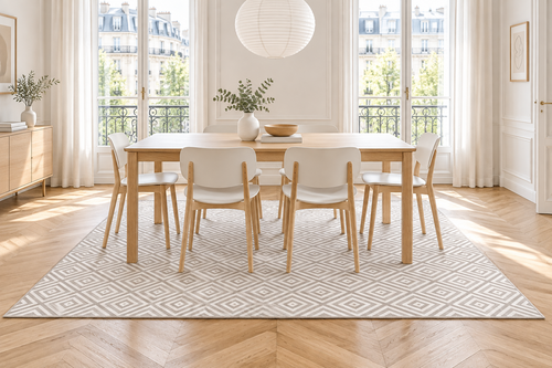 AFK Living vloerkleed Solara - voor binnen en buiten - grijs - 160 x 230 cm