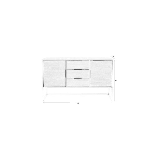 Housecraft Living Webster Dressoir/ Kast Hoog Teakhout Bruin - vtwonen shop