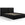 Cosmopolitan Design Opbergbed met dubbel hoofdbord Arendal 140x200cm, structurele stof, blauw - 228x194x97.5cm