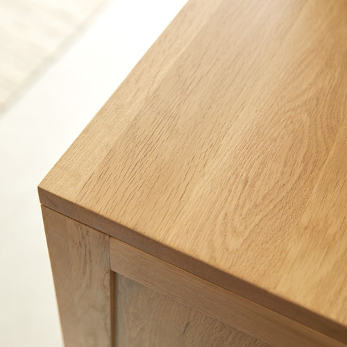 Tikamoon Eikenhouten vitrinekast 160 cm - Naturel