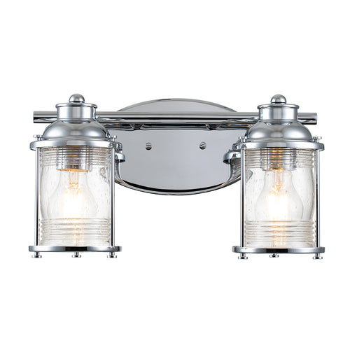 Elstead Kichler Ashland Wandlamp Gepolijst Chroom, IP44