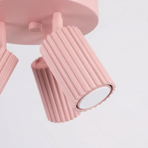 Sollux Lighting Plafondlamp KARBON 3P roze - 19,5x19,5x18cm