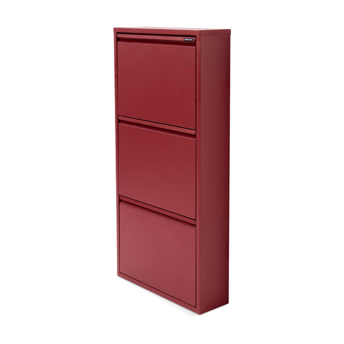 Spinder Design schoenenkast Billy 3 - Burgundy - 6 paar schoenen