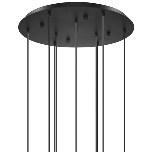 EGLO hanglamp Ariscani - ø 65,5 cm - smoke glas - zwart