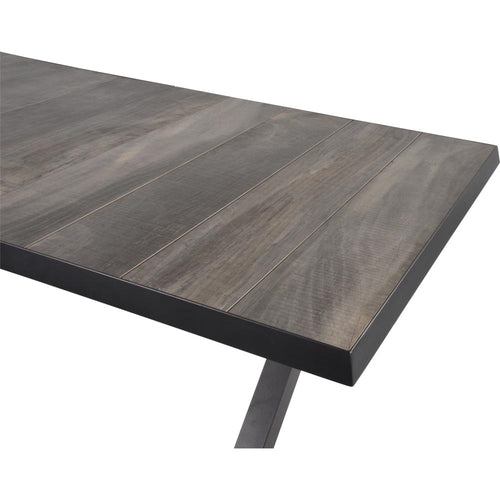 Lesli Living tuintafel Castilla - antraciet - 204x102x77cm