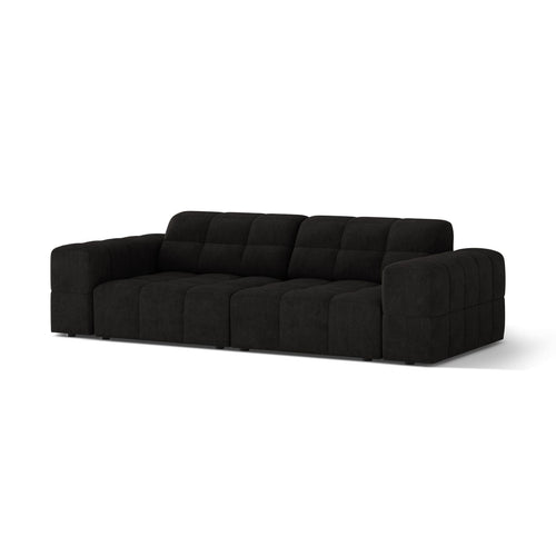 Cosmopolitan Design - Bank Chicago 3-zits, chenille antraciet - 102x212x78cm