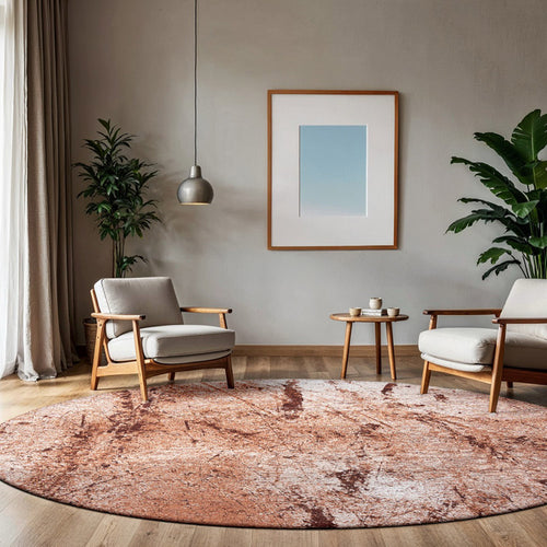 Louis De Poortere vloerkleed Tandoori - oranje - 240x240cm