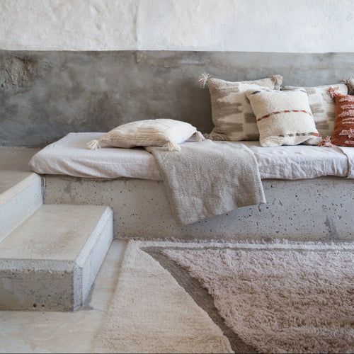 Lorena Canals wasbaar vloerkleed Nomad Suf Taupe