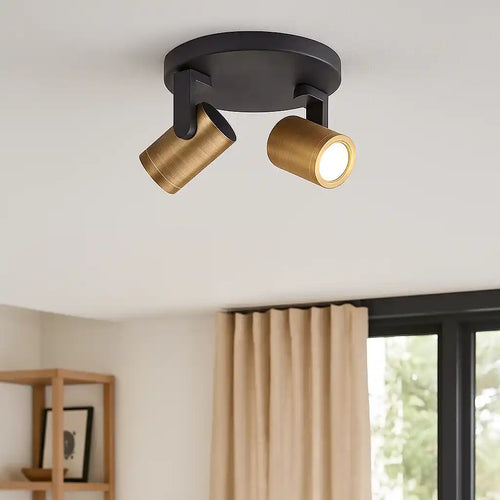 Highlight spot HALO - 2 lichts - 17  x 15   cm - zwart brons