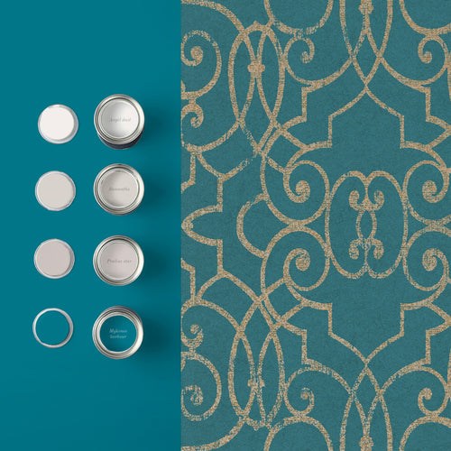 Graham & Brown Vliesbehang - Shoji Teal - 10mx53cm - vtwonen shop