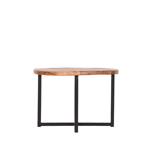 LABEL51 Bijzettafel Dex - Naturel Mangohout - 60x60x40cm