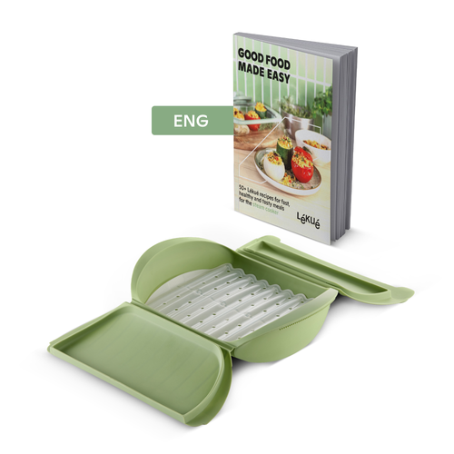 Lékué Stoomkoker en receptenboek