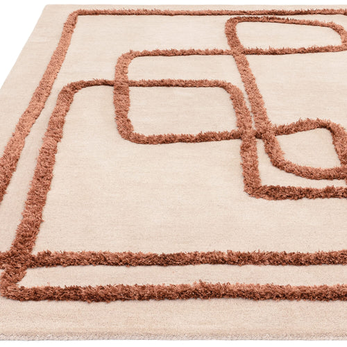 Vloerkleed MOMO Rugs Matrix Infiinity Copper 160x230 cm - vtwonen shop