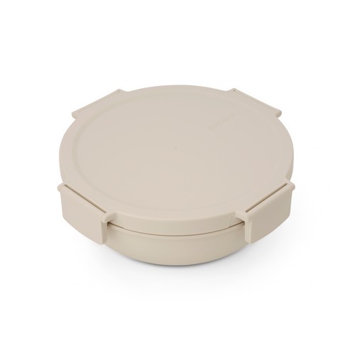 Brabantia Make & Take Salade Lunchbox, 1,3 liter, kunststof - Soft Beige